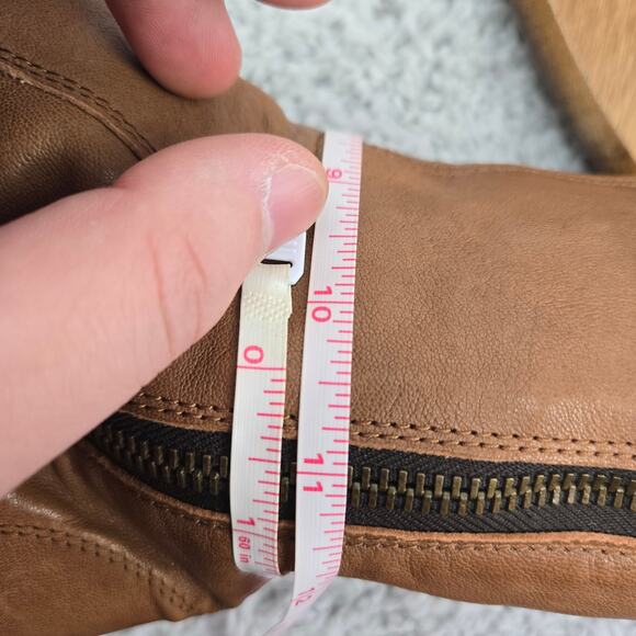 Ugg Collection Made in Italy Brown Leather Over The Knee Riding Boots Womens 8.5 - Picture 12 of 16